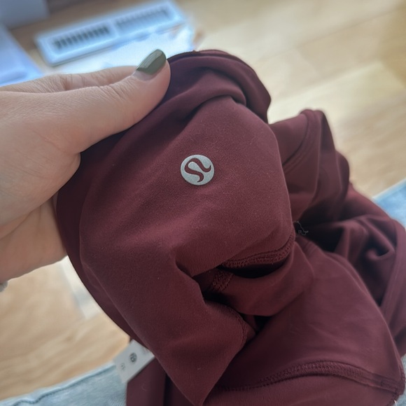NWT Lululemon Groove Pant SHR Flare *Nulu Color: RDMR Red Merlot Sz. 10 - Picture 5 of 8